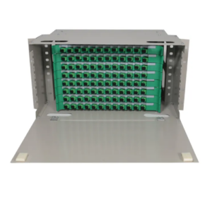 ODF 96 PUERTOS DE PARCHEO LATERAL - CHASIS + BANDEJAS DE EMPALME